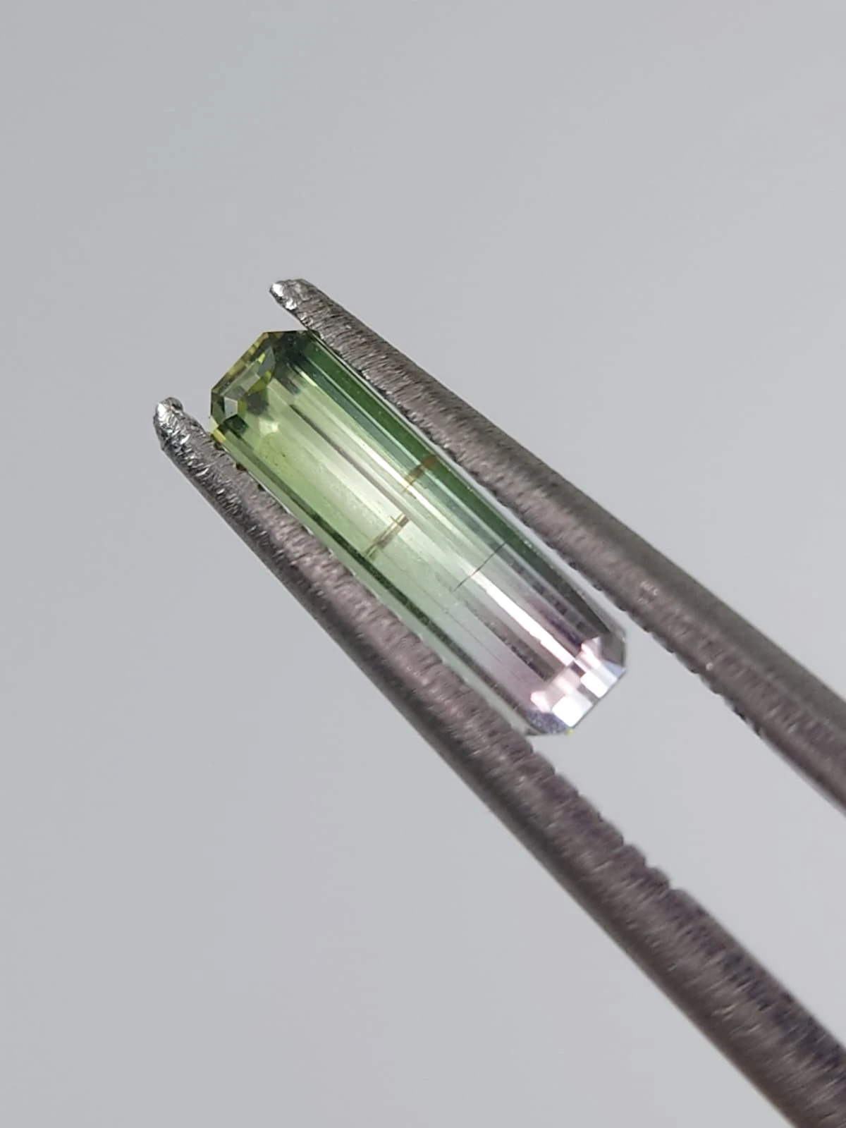 0.52ct Natural Bicolor Greenish Pink Tourmaline From Afghanistan — view 1